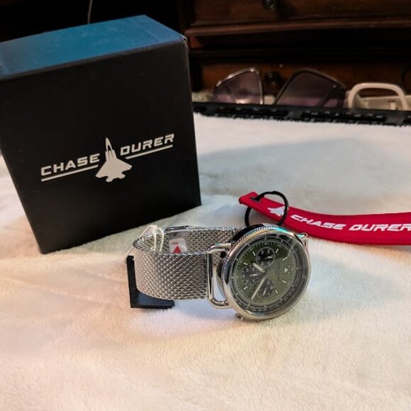CHASE DURER Stainless Steel Flight Commander CDW-0150 44MM - Picture 10 of 10